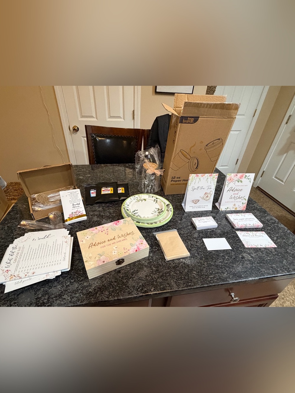 Bridal Shower Tea Party Decor and Supplies Bundle